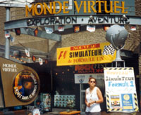 Monde Virtuel Exterior Promotion in Montreal
